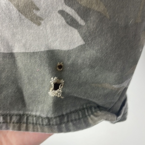 Wrangler Relaxed Fit Camo Cargo Shorts Size 30 Cotton Spandex Blend - Picture 8 of 10